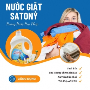 Nước giặt Satony hương nước hoa pháp 