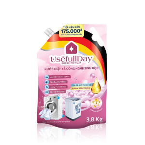 Nước giặt xả công nghệ sinh học Usefull Day hương sang trọng 3,8 kg
