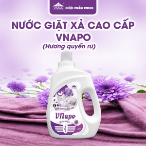 Nước giặt xả cao cấp VNapo Hương Quyến Rũ