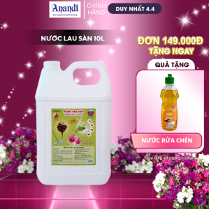 Nước lau sàn Anandi 10L Làm Sạch Hiệu Quả Hương Bạc hà, Quế, Chanh sả