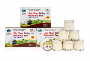 Sữa chua Trân châu đường đen 110g 