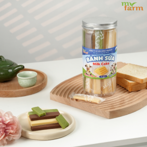 Bánh Sữa Chua Bò Xanh MyFarm 180g – Béo Ngậy Sữa Bò, Mềm Tan Dễ Ăn, OCOP 4 Sao