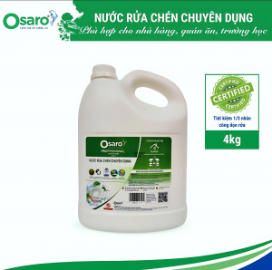 Nước rửa chén chuyên dụng OSARO - 4Kg