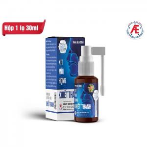 Xịt mũi họng khiết thanh, loại bỏ chất nhầy, giảm ngạt mũi, thông thoáng họng từ thảo dược - Lọ 30ml