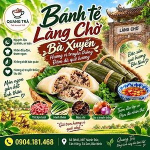 Bánh tẻ làng Chờ - Bà Xuyến