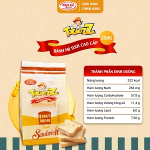 Bánh mì Sandwich Togazz 250gr