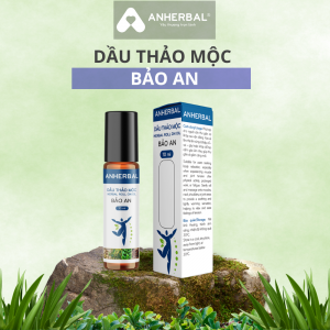 DẦU LĂN THẢO MỘC BẢO AN – GIẢM ĐAU MỎI, THƯ GIÃN CỔ VAI GÁY  TỨC THÌ Dung tích: 10ml ANHERBAL
