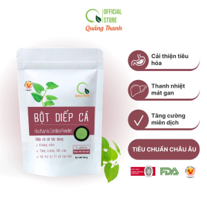 DIẾP CÁ - Bột Rau Sấy Lạnh Nguyên Chất Túi 100g 