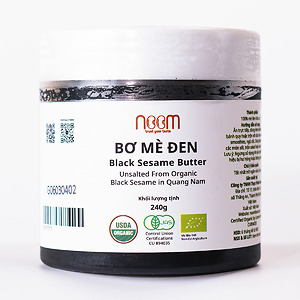 BƠ MÈ ĐEN  TAHIHI HỮU CƠ 240G – NGUYÊN CHẤT 100%, GIÀU DINH DƯỠNG TỪ HẠT MÈ ĐEN