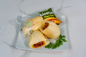 BÁNH MÌ MEN TƯƠI HEO QUAY BƠ TỎI – GIÒN THƠM, ĐẬM VỊ, HẤP DẪN