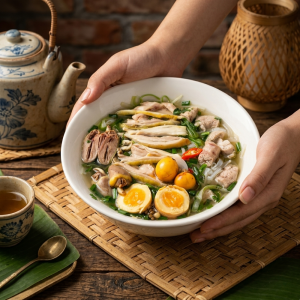 Phở Tràng Trứng Thanh Hà – Phở Gà Tràng Non Trứng Non Giòn Béo Chuẩn Vị