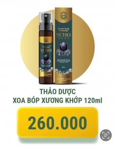 THẢO DƯỢC XƯƠNG KHỚP SUHO - 150ml