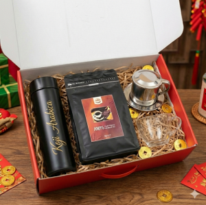 Combo Tết:  Set Lộc Xuân (Premium) Koji Arabica – Món Quà Ý Nghĩa Cho Cả Gia Đình