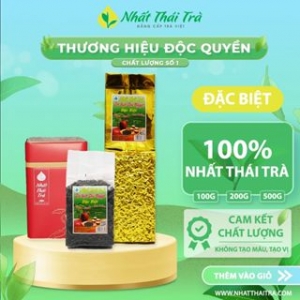 Nhất Thái Trà Đặc Biệt- Trà Thái Nguyên cao cấp hương quyến rũ ngọt sâu màu nước xanh trong ánh vàng