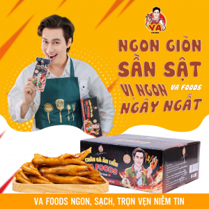 Chân Gà Có Xương VA FOODS Thơm Ngon Dai Giòn 40g - Hàng Việt Đảm Bảo Vệ Sinh An Toàn Thực Phẩm