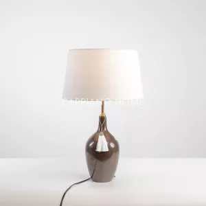 Đèn gốm nâu đồng, Đèn decor phòng ngủ, phòng khách sang trọng, Đèn ngủ cao cấp | CAPPIANO HOME