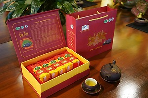 Hộp trà Tôm nõn 500g (5 Gói 100g)- HTX Chè Hảo Đạt