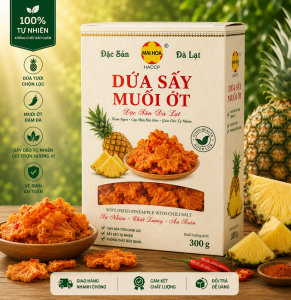 Dứa sấy muối ớt 300gr