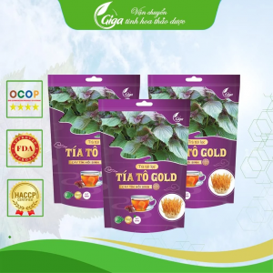 750Gram Trà Tía Tô Gold GiGa Trà Thảo Dược Herbal Tea