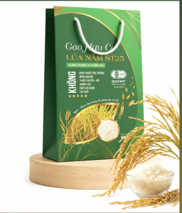 Gạo Hữu Cơ Lúa Nấm ST25 – Gạo Sạch Cao Cấp, Thơm Dẻo Tự Nhiên Từ Mô Hình Nông Nghiệp Tuần Hoàn