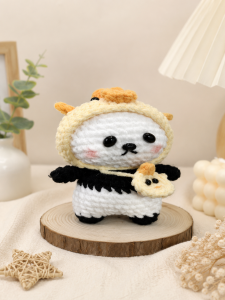 Móc khóa Gấu Đeo Túi Dễ Thương