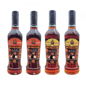 (Combo) Mắm mực và mắm cá truyền thống cốt đặc biệt Cô Muôn (4 chai 500ml)