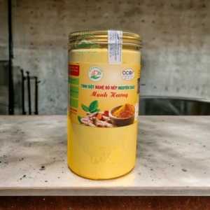 Tinh Bột Nghệ Đỏ Nếp Nguyên Chất Mạnh Hương Hộp 500g