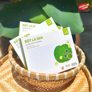 BỘT LÁ SEN - Bột Rau Sấy Lạnh Nguyên Chất Túi 100g