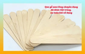 Que gỗ nhỏ NETTA Waxing Chuyên Dùng Wax Râu Ria mép, Bikini, lông mày, tai, an toàn
