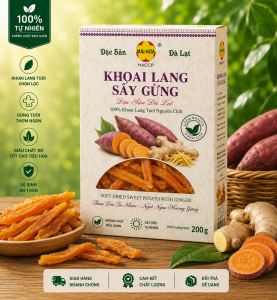Khoai lang sấy gừng 200gr