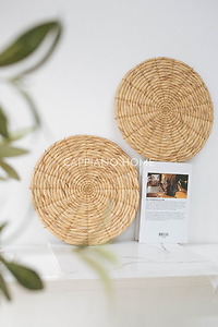 Lót bèo đan mẫu mới, lót decor trang trí hàng cao cấp xuất khẩu | Capiano Home