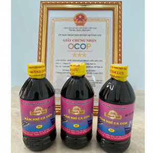 Combo 3 chai Nước Mắm Cá Cơm 559 Quỳnh Lưu 500ml – Cốt Chấm Thượng hạng, Nguyên chất, Ủ chượp 2 năm