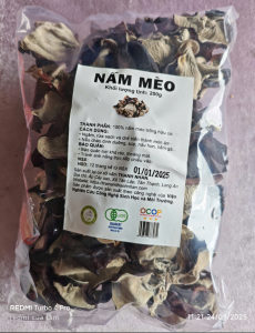 Nấm Mèo Hữu Cơ Thanh Nhàn – Nấm Mèo Sạch, Giòn Ngon Tự Nhiên Từ Quy Trình Khép Kín