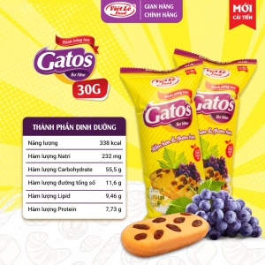 Bánh bông lan Gatos bơ nho