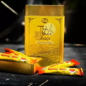 Trà thảo dược Cumin gừng gió núi đá hộp 20 gói