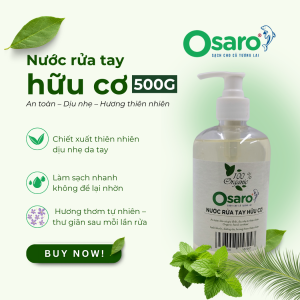 Nước rửa tay hữu cơ OSARO 500g