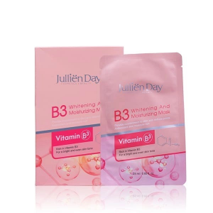 Mặt nạ dưỡng trắng Vitamin B3 Jullien Day (5 miếng/set 125ml)