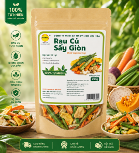 Rau Củ Sấy Giòn 250gr