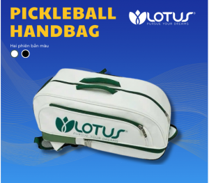 LOTUS PICKLEBALL HANDBAG TRẮNG