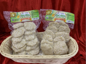 Chả cốm nếp cái hoa vàng