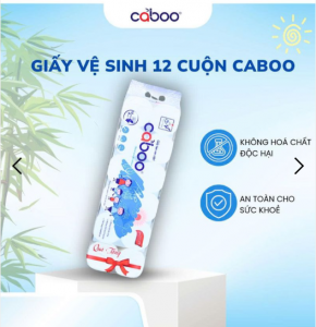 Giấy Vệ Sinh 12 Cuộn CABOO Cao Cấp