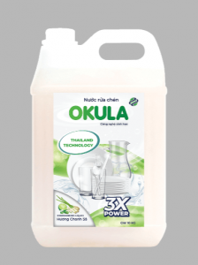 Nước Rửa Chén OKULA Hương Chanh Sả 10KG – Đánh Bay Dầu Mỡ, Khử Mùi Tanh, Dịu Nhẹ Da Tay