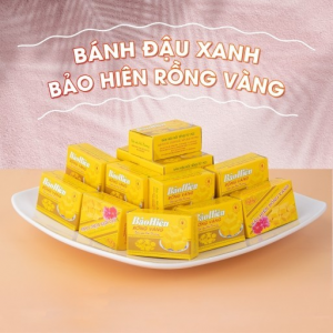 [280g] Bánh đậu xanh Bảo Hiên Rồng Vàng