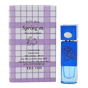 Nước Hoa Spring M. Miss Dalat 30 ml . Hương Hoa , lá, rau mùi  , cỏ , gỗ , mạnh mẽ gây ấn tượng sâu sắc