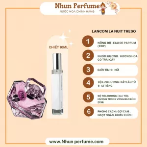 Nước hoa nữ Lancom La Nuit Treso viên kẹo ngọt quyến rũ khiêu khích người ấy