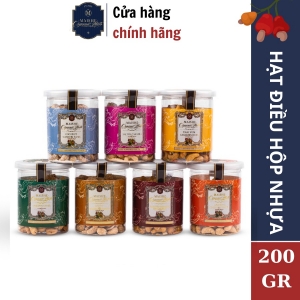 Hạt Điều Đủ Vị Ăn Vặt Ngon, Dinh Dưỡng Nguyên Hạt Thơm Ngon Bùi Ngậy Tăng Cường Hệ Thống Miễn Dịch Hộp Nhựa Tròn 150Gram