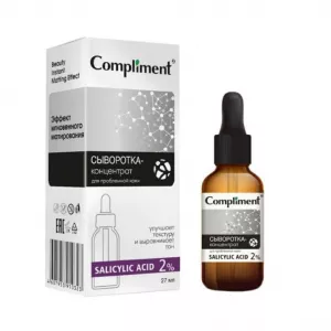 Serum Compliment 2% BHA làm sạch sâu, giảm mụn, se lỗ chân lông, kiềm dầu 27ml