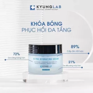 Kem dưỡng ẩm Kyung Lab 50ml, Ultra Hydrating Cream, cấp ẩm khóa bóng, dịu mát da, trắng da, ngừa lão hóa