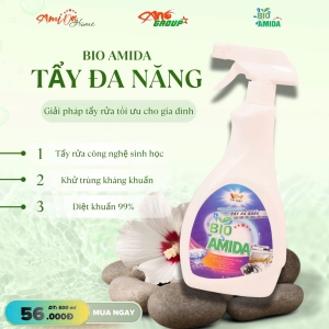 TẨY BỌT TUYẾT ĐA NĂNG BIO AMIDA 500ML – CÔNG NGHỆ SINH HỌC, SẠCH SÂU MỌI BỀ MẶT