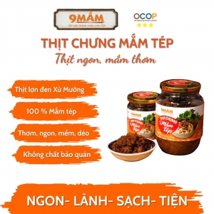 Thịt chưng mắm tép DẺO 9MẮM- Đậm vị truyền thống- lọ 400G